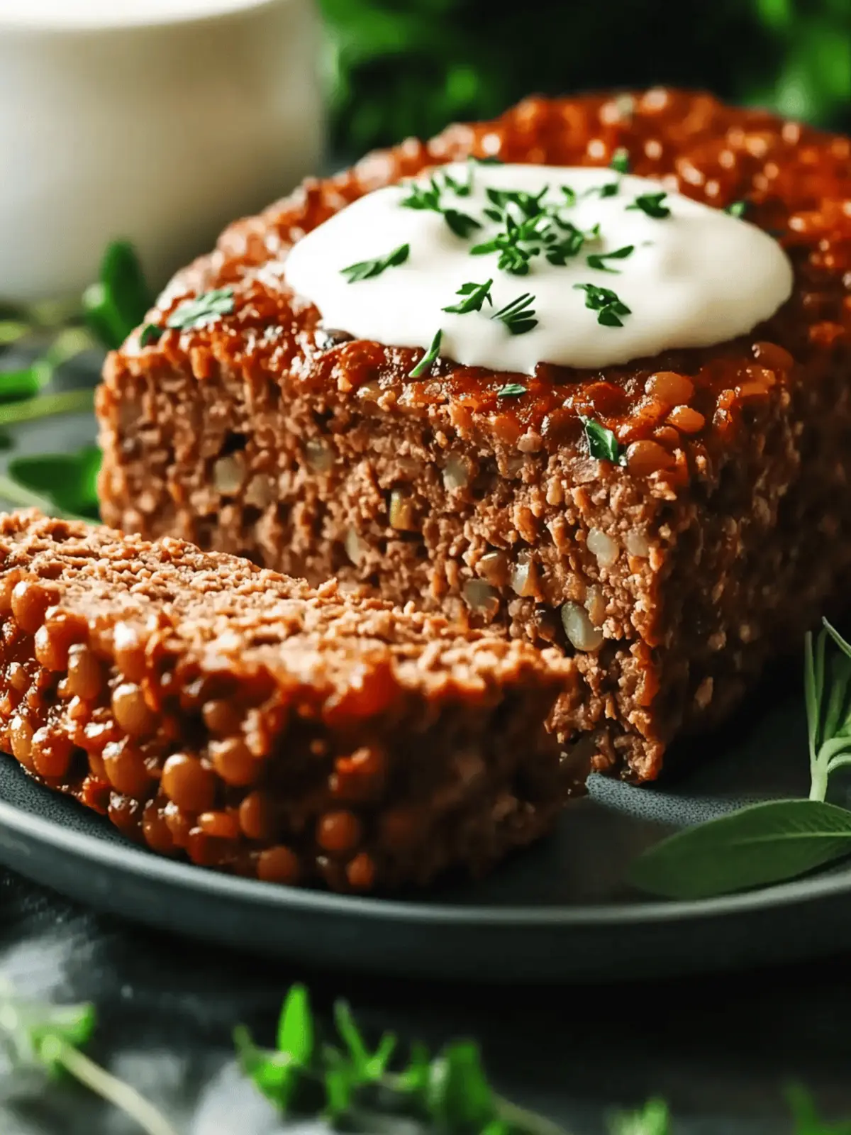 Lentil Meatloaf