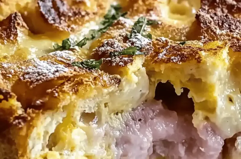 Monte Cristo Breakfast Casserole