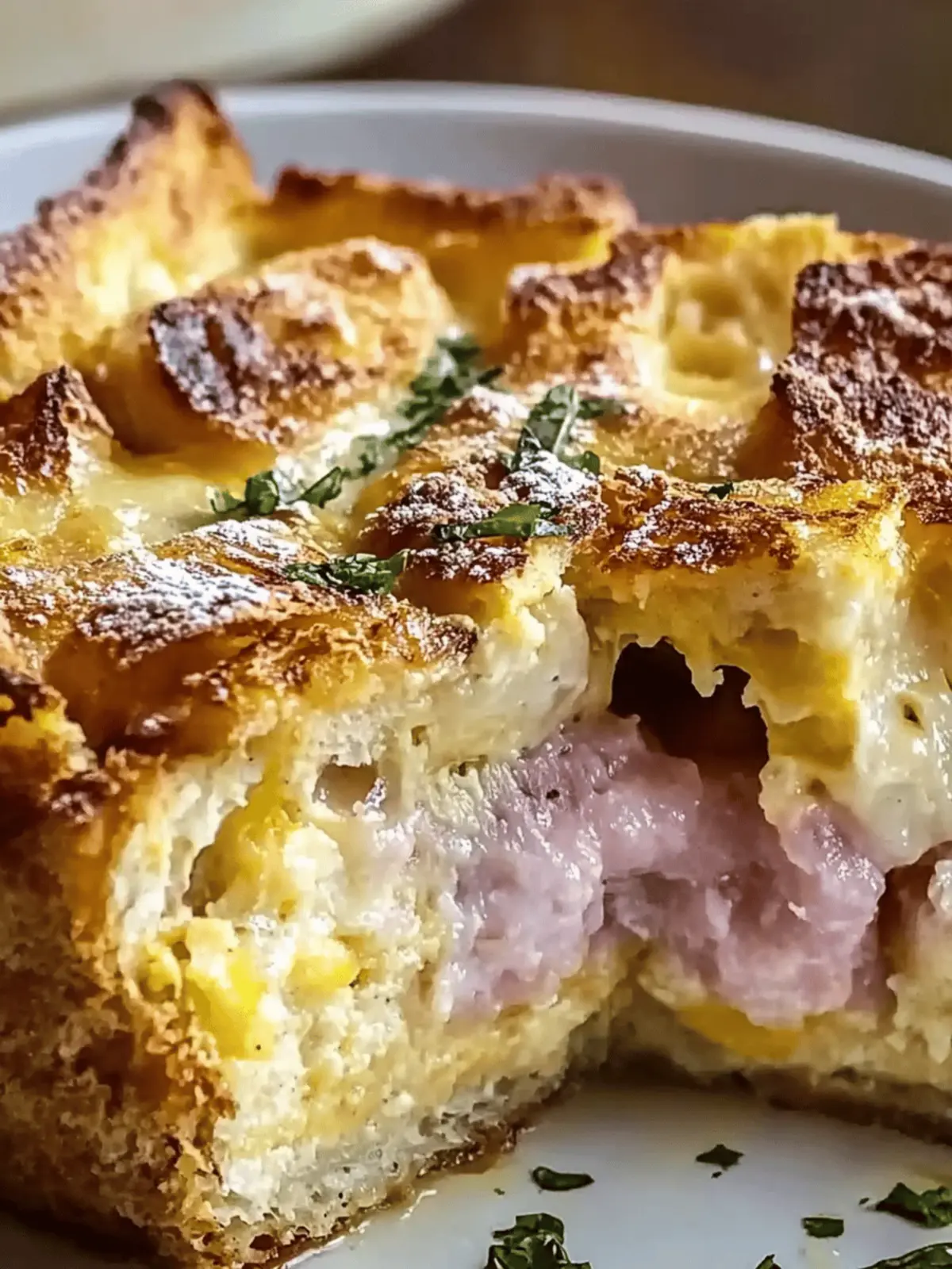 Monte Cristo Breakfast Casserole
