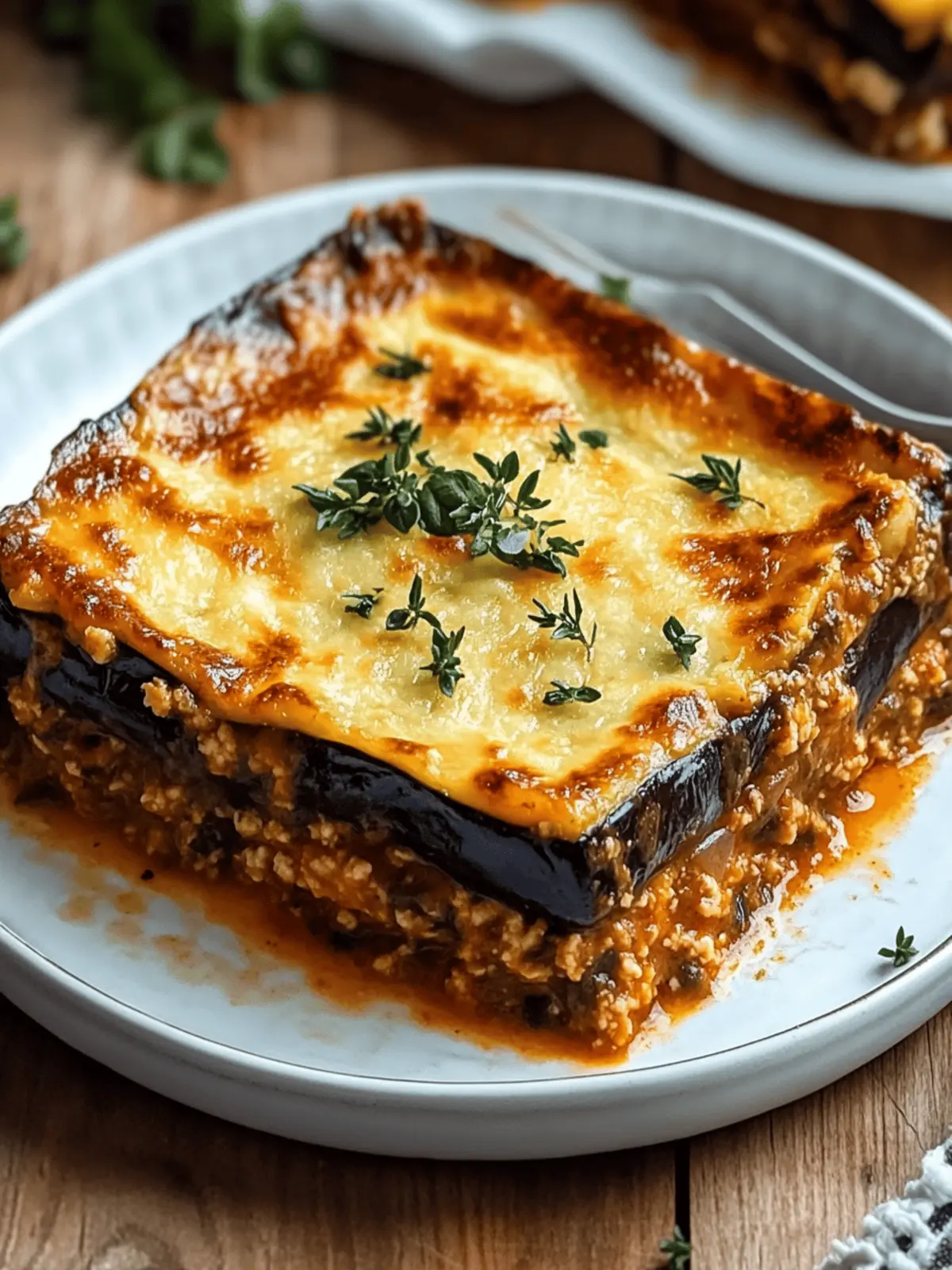 Greek Eggplant Moussaka