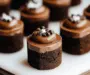 Decadent Brownie Petit Fours with Silky Ganache Bliss