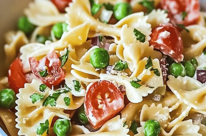 Summer Fresh Creamy Pasta Salad