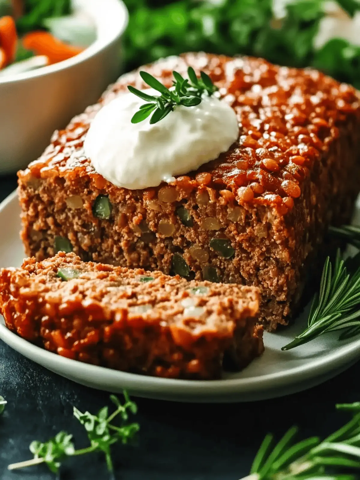 Lentil Meatloaf