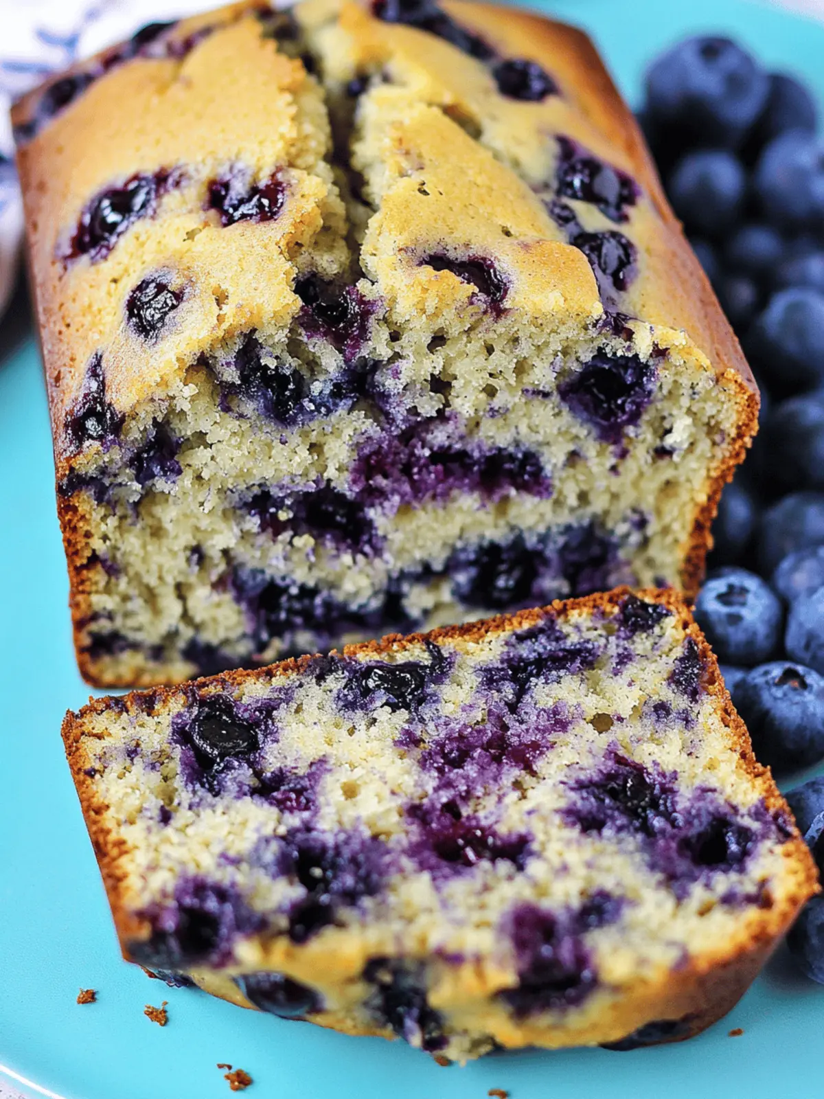 Blueberry Bread with Yogurt