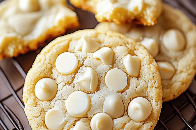 Deliciously Chewy White Chocolate Chip Cookies to Savor 1 White Chocolate Chip Cookies