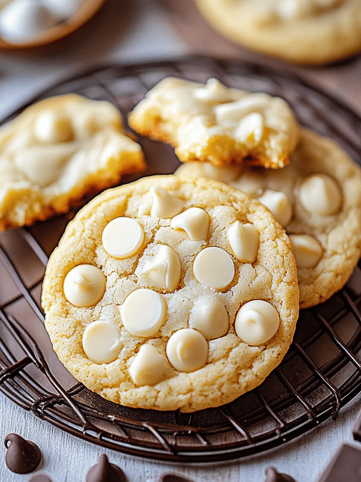 White Chocolate Chip Cookies