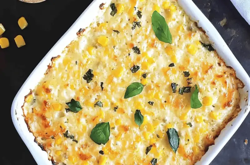 Baked Corn Cheese Casserole
