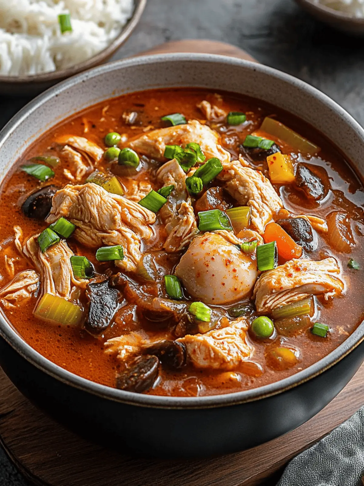 Slow Cooker Korean Chicken Stew