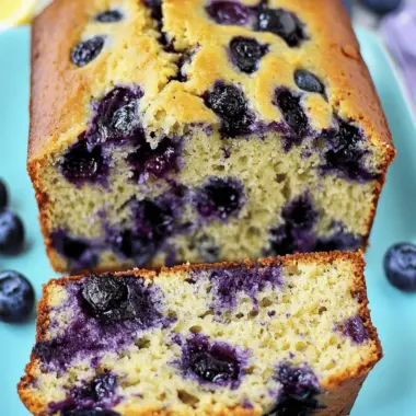 Blueberry Bread with Yogurt