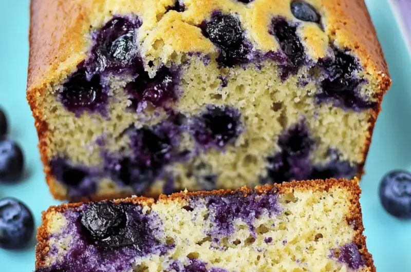 Blueberry Bread with Yogurt
