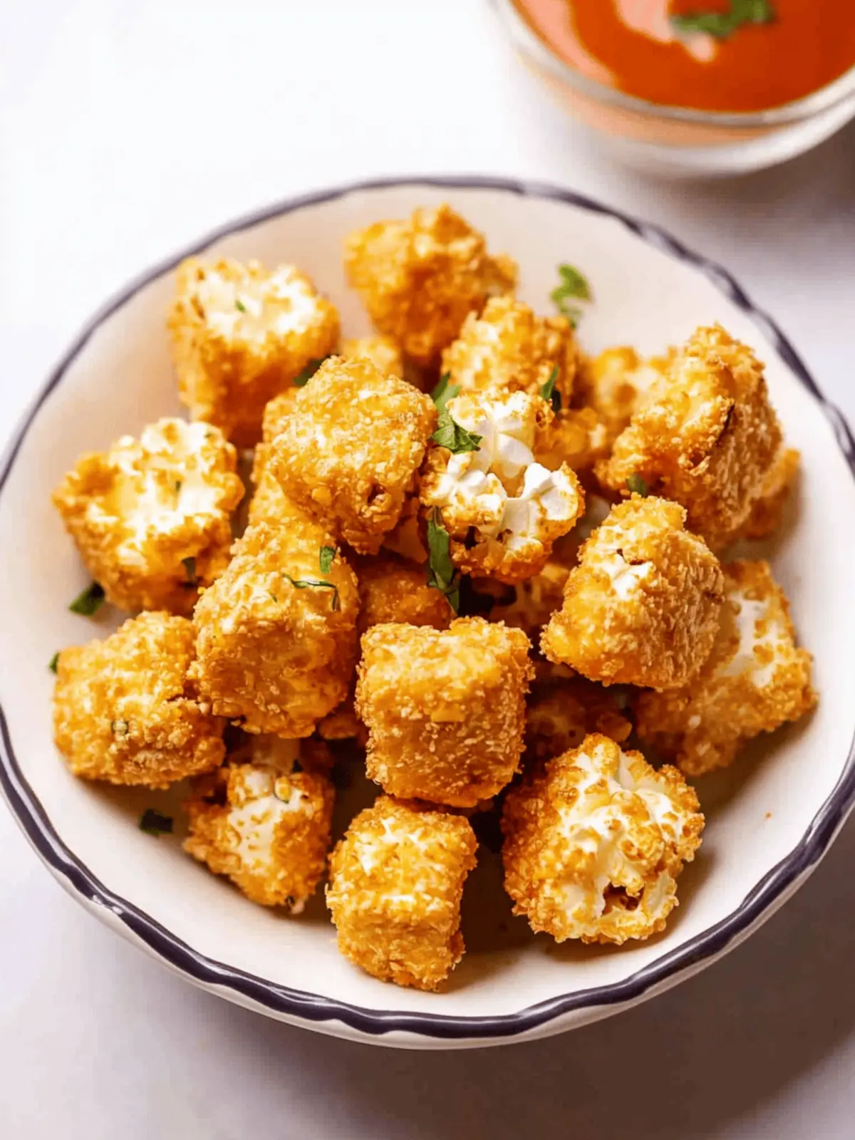 Air Fryer Paneer Popcorn