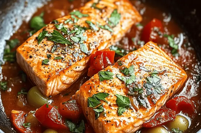 Spicy Salmon All’Arrabbiata