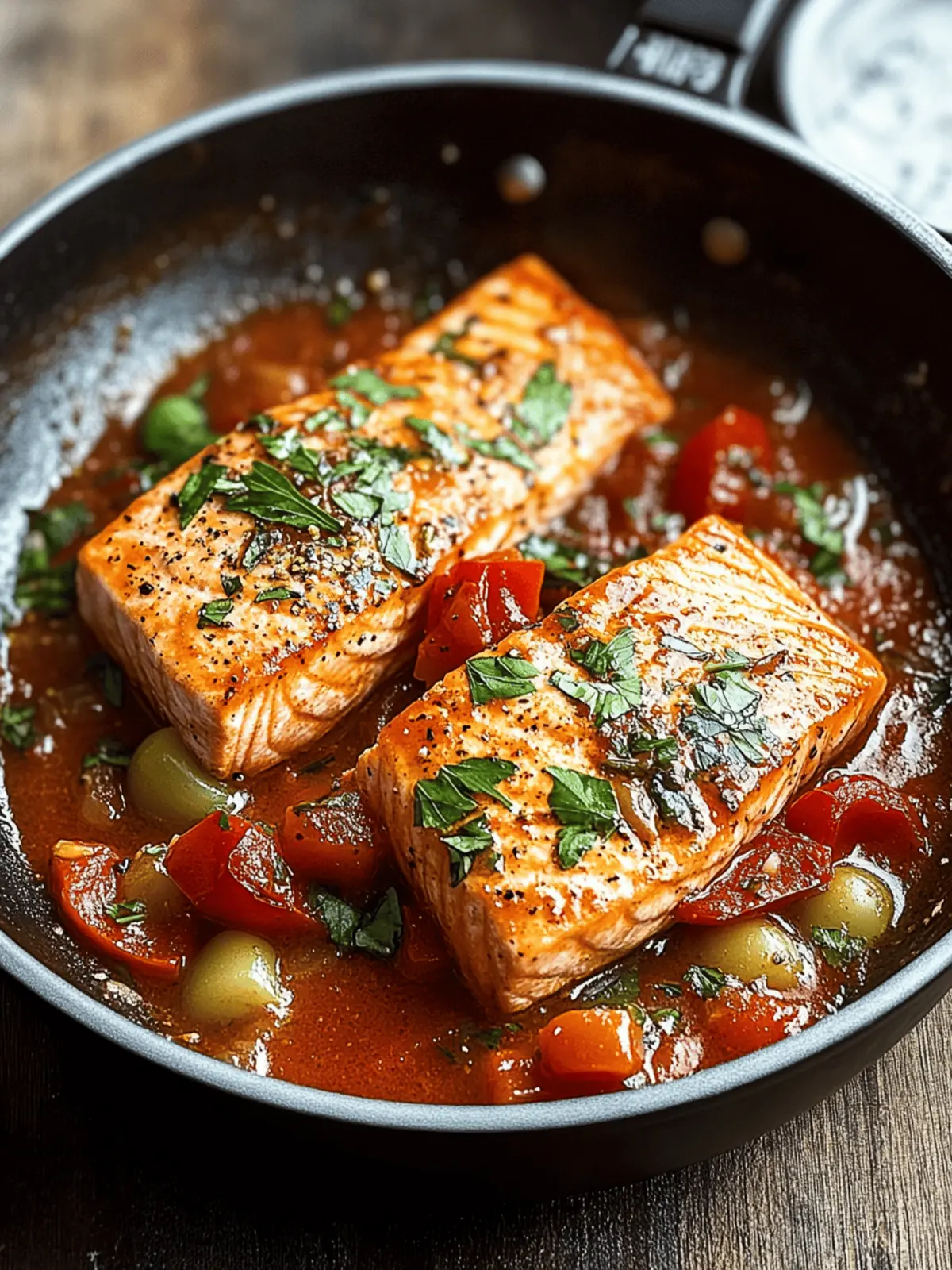 Spicy Salmon All’Arrabbiata