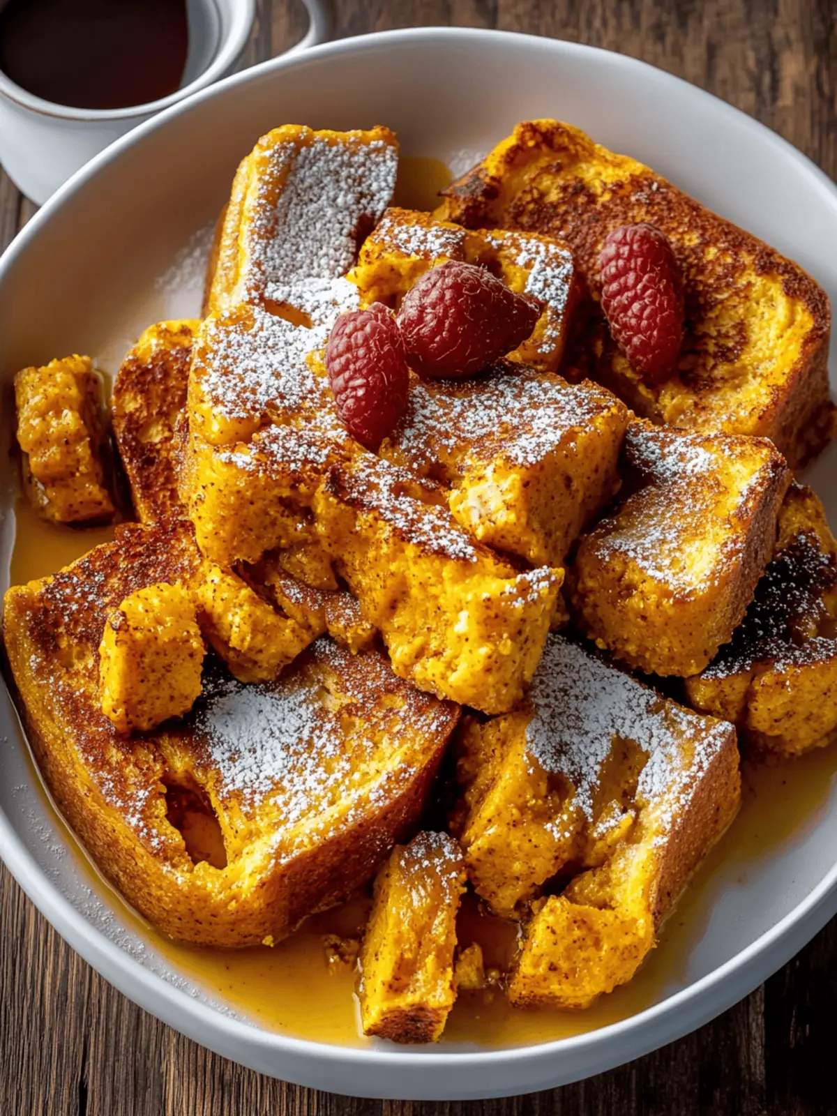 Overnight Pumpkin French Toast