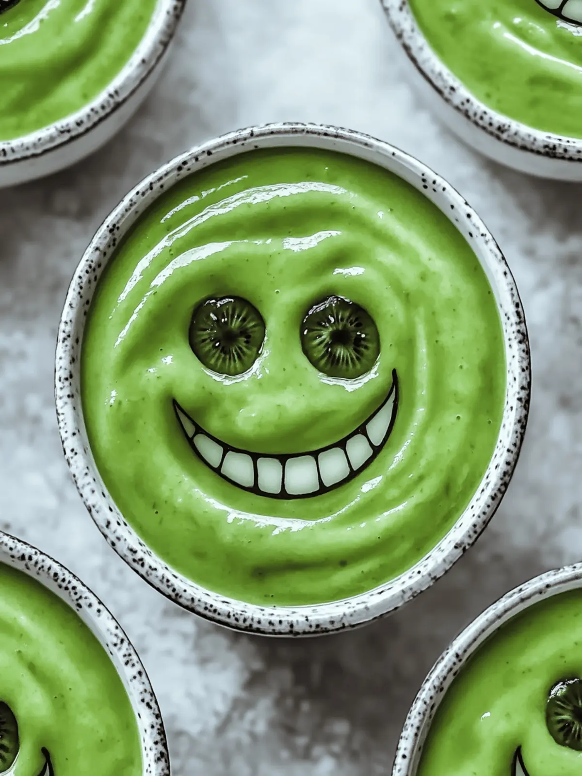 Monster Green Smoothie Bowls