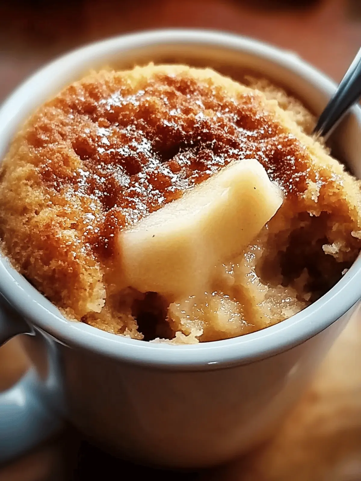 2-Minute Apple Mug Cake