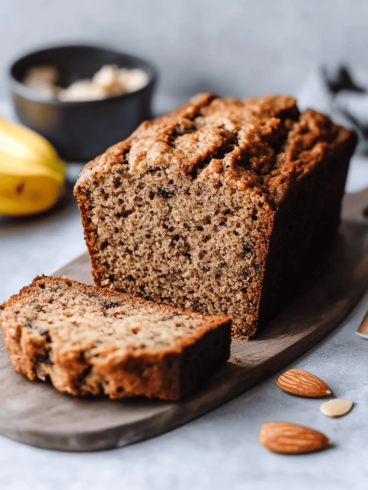 Almond Flour Banana Bread