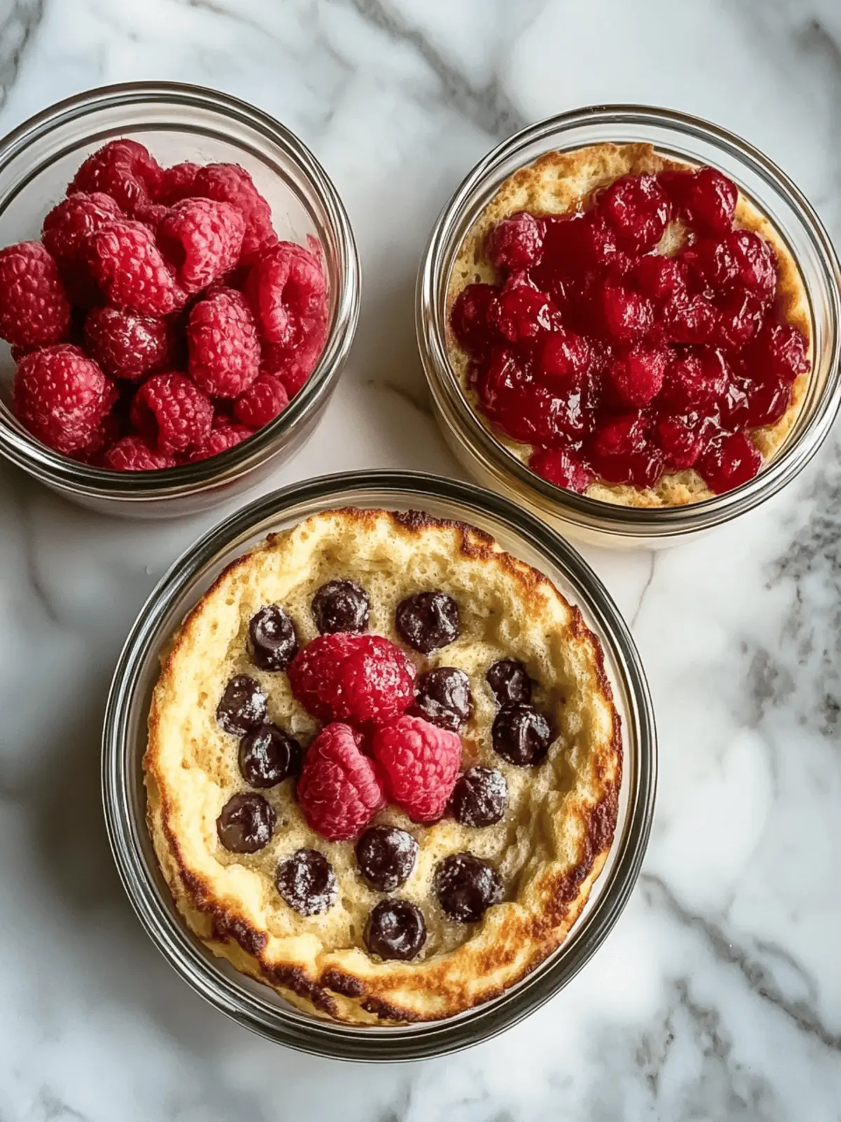 Baked Protein Pancake Bowls