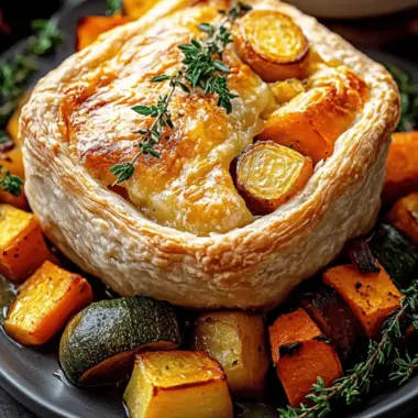 Roasted Autumn Vegetable Pot Pies