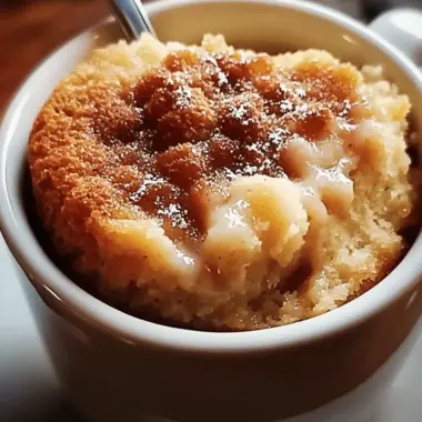 2-Minute Apple Mug Cake