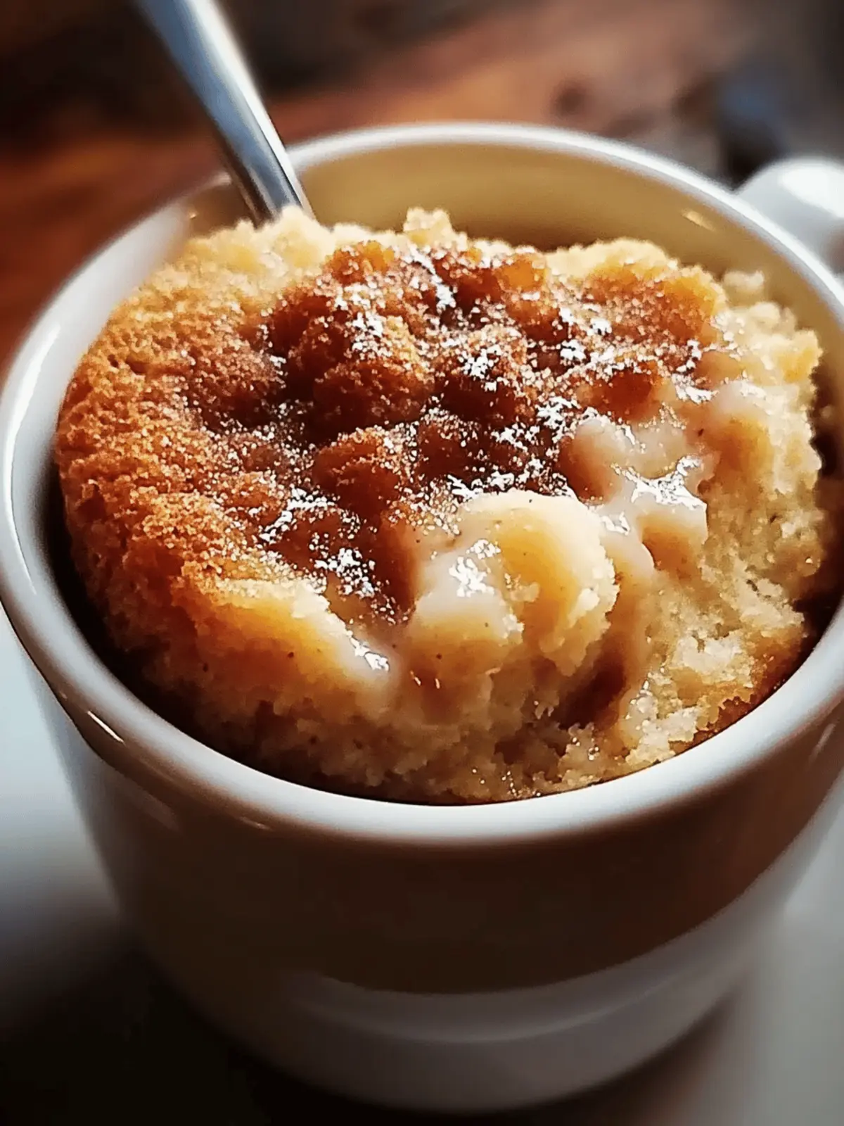 2-Minute Apple Mug Cake