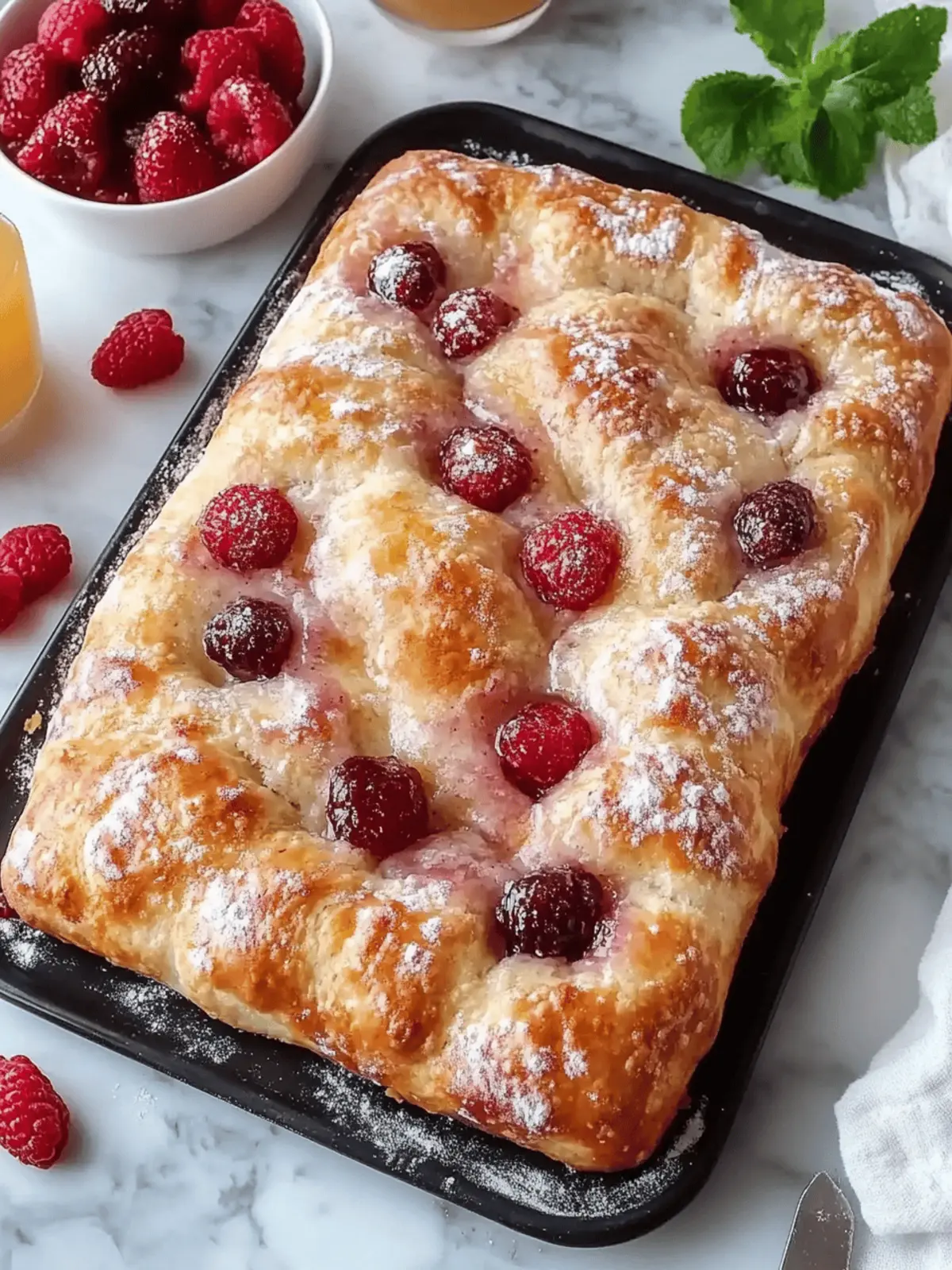 Jam Donut Focaccia
