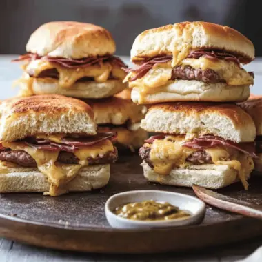Cheesy Reuben Sliders