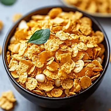 Air Fryer Cornflakes Chivda