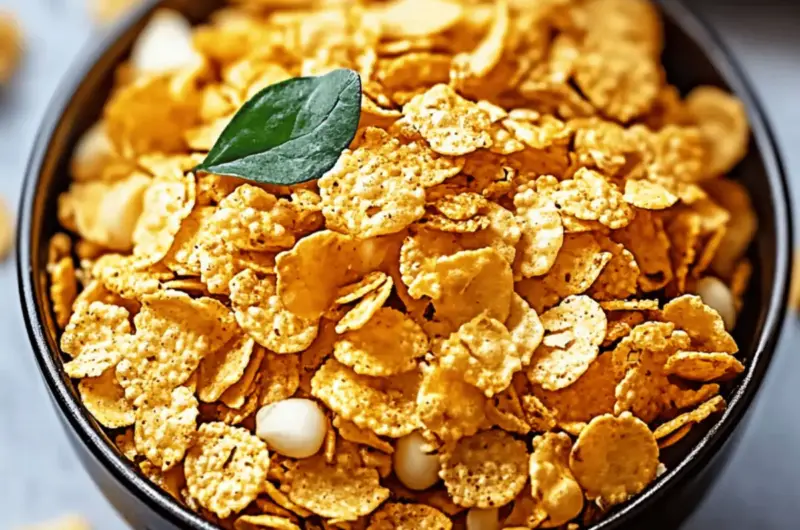 Air Fryer Cornflakes Chivda