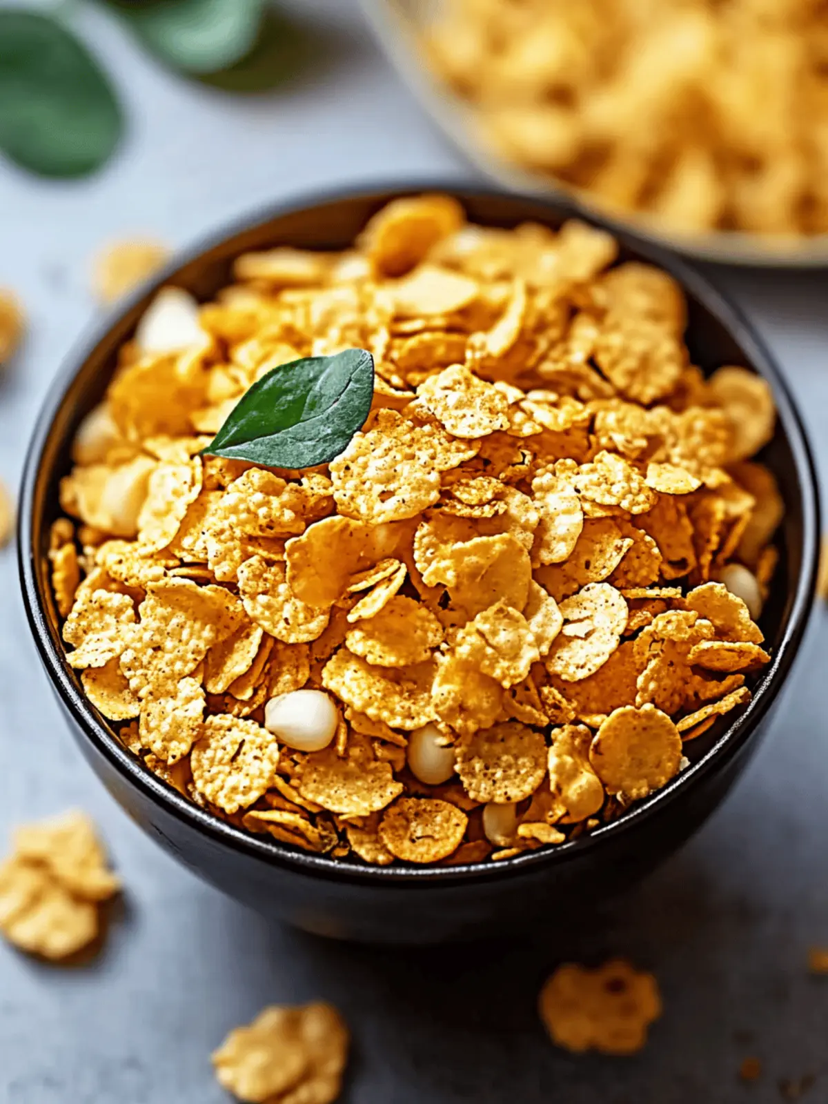 Air Fryer Cornflakes Chivda