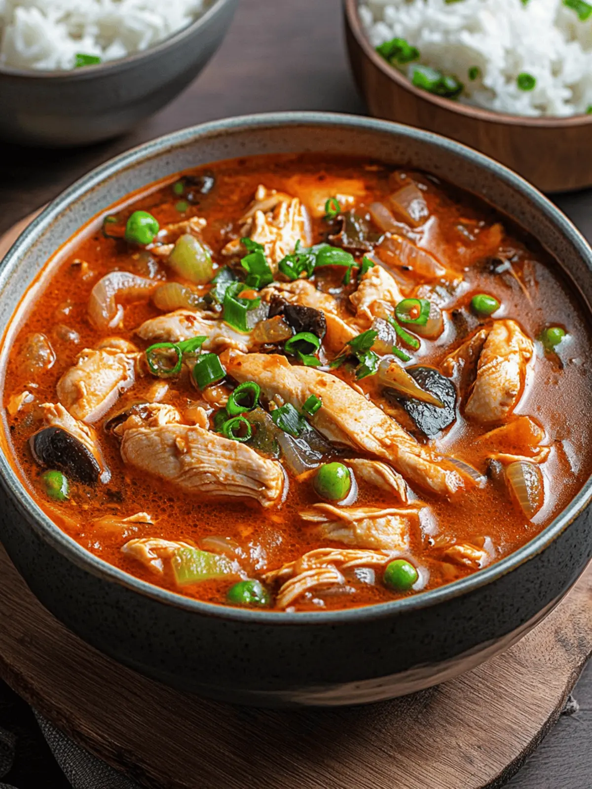Slow Cooker Korean Chicken Stew
