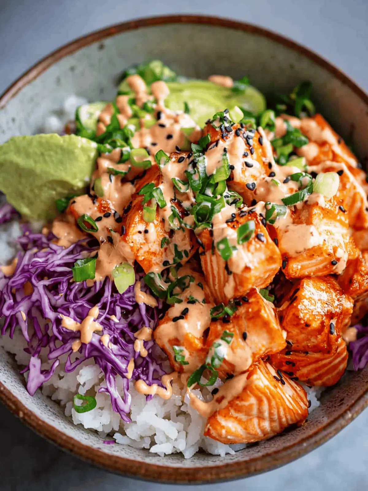 Spicy Salmon Bowl