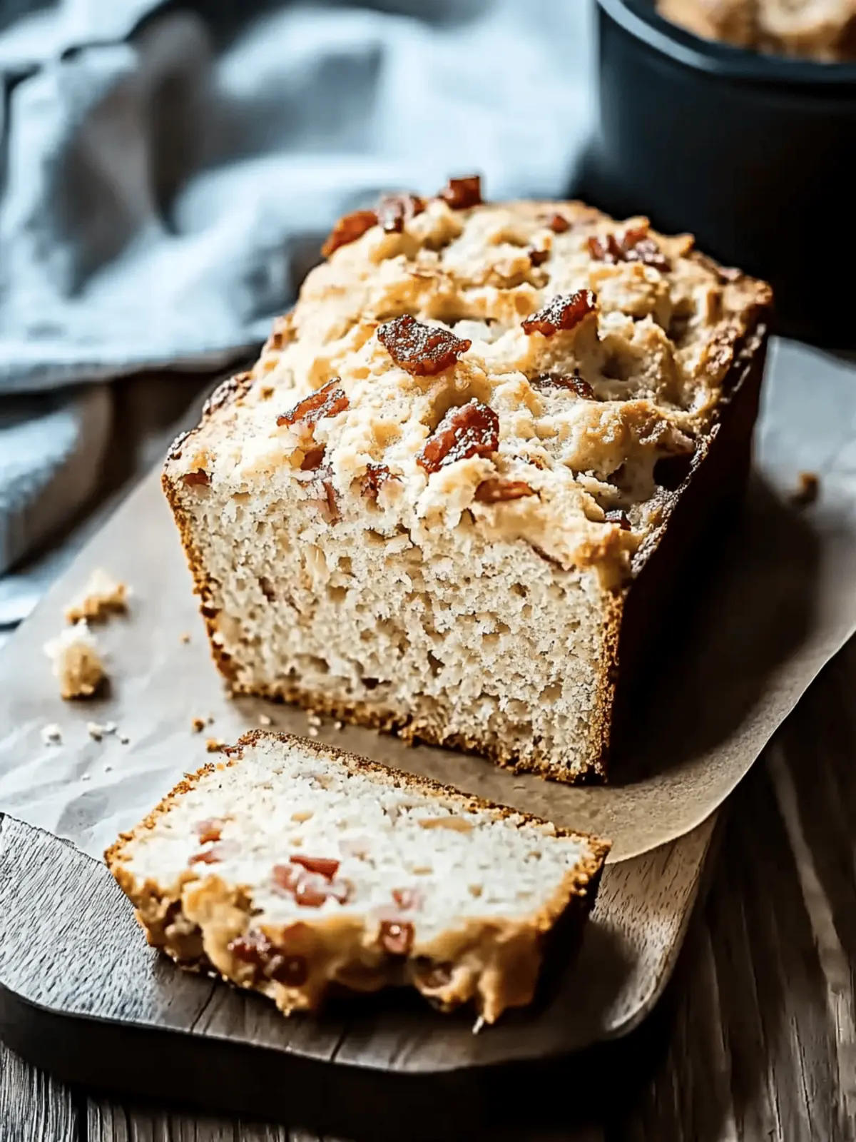Apple Bacon Beer Bread