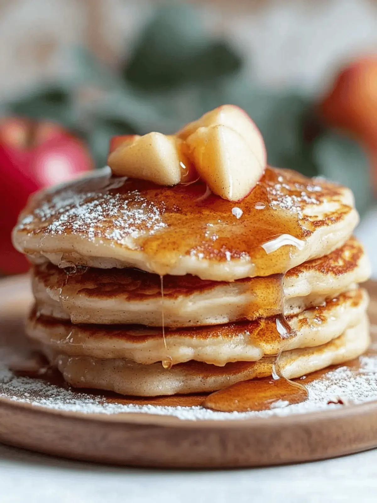 Apple Cinnamon Pancakes
