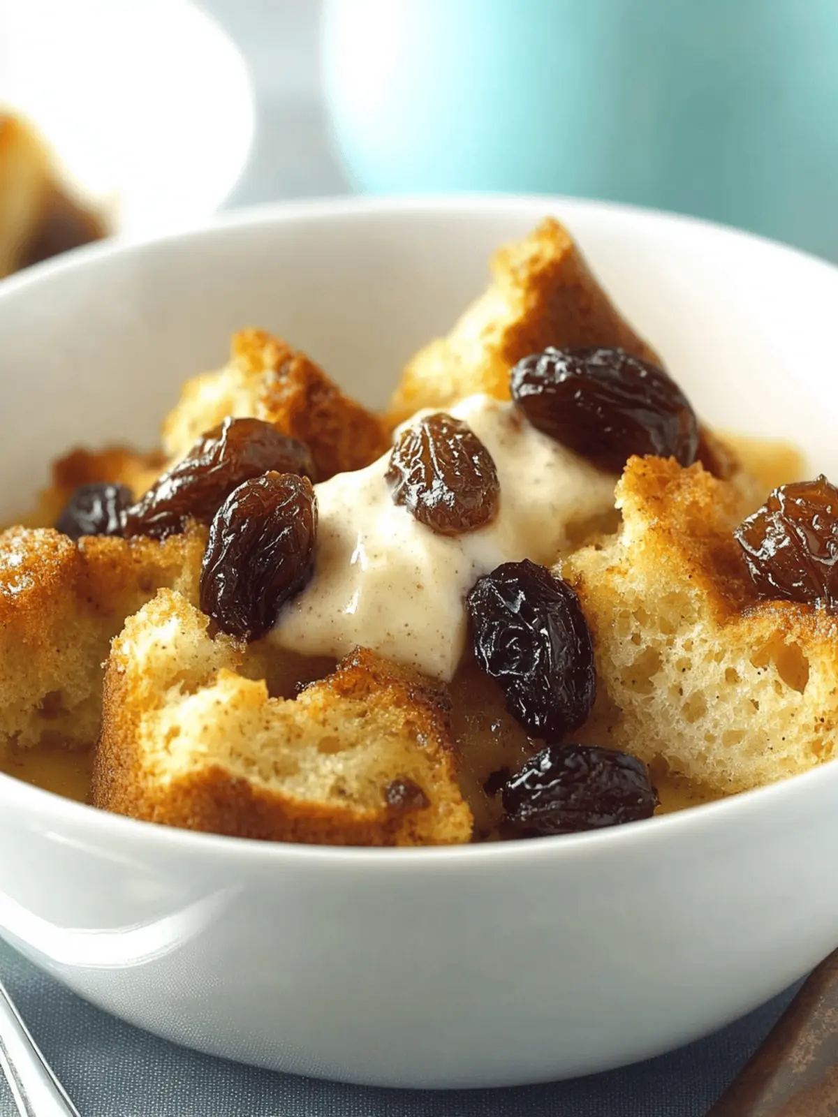 Raisin Date Bread Pudding