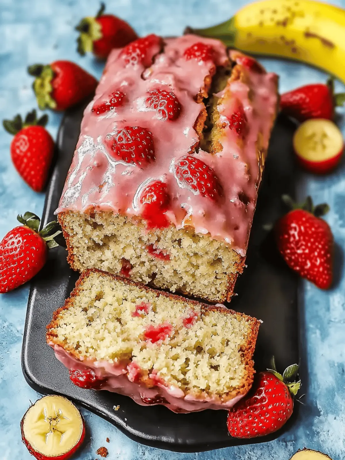 Strawberry Banana Bread