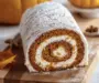 Irresistible Fall Pumpkin Spice Roll Cake with Creamy Filling