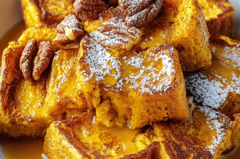 Overnight Pumpkin French Toast