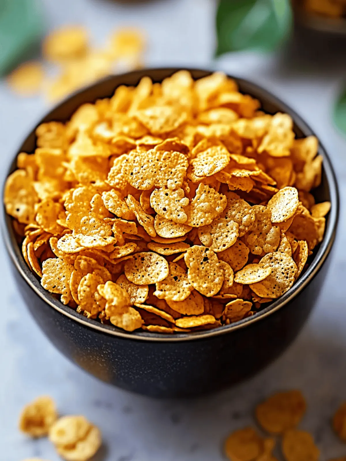 Air Fryer Cornflakes Chivda