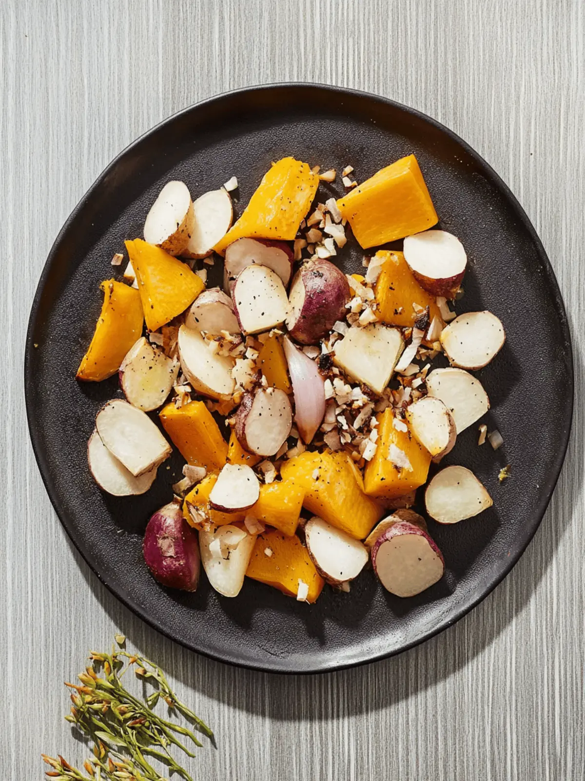 Roasted Turnips and Winter Squash with Agave Bliss 4 Roasted Turnips and Winter Squash