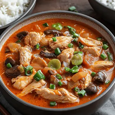Slow Cooker Korean Chicken Stew