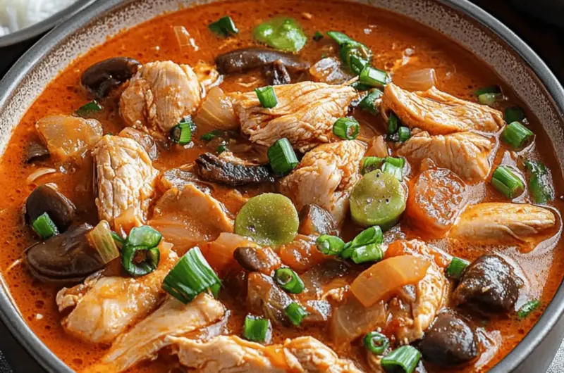 Slow Cooker Korean Chicken Stew