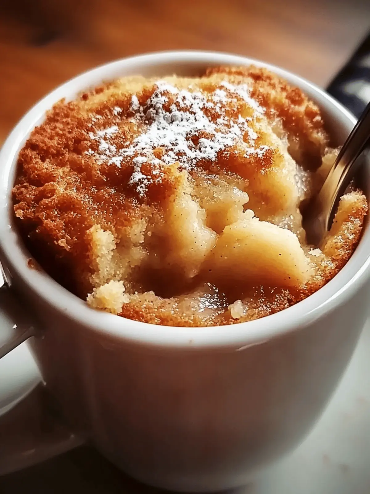 2-Minute Apple Mug Cake