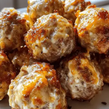 Rotel Cream Cheese Sausage Balls