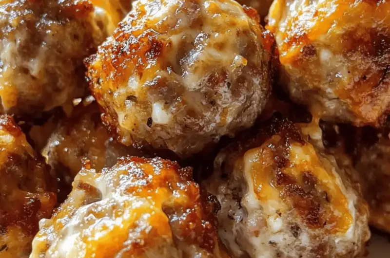Rotel Cream Cheese Sausage Balls