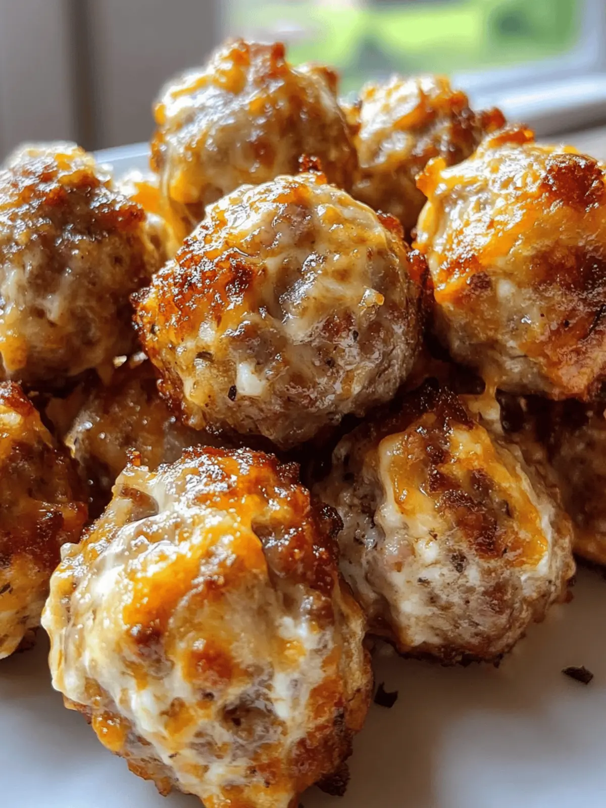 Rotel Cream Cheese Sausage Balls