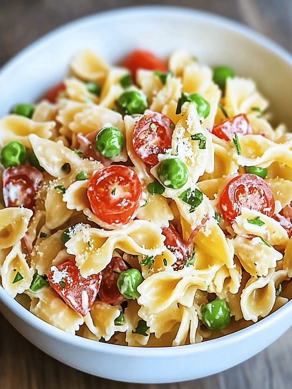 Summer Fresh Creamy Pasta Salad