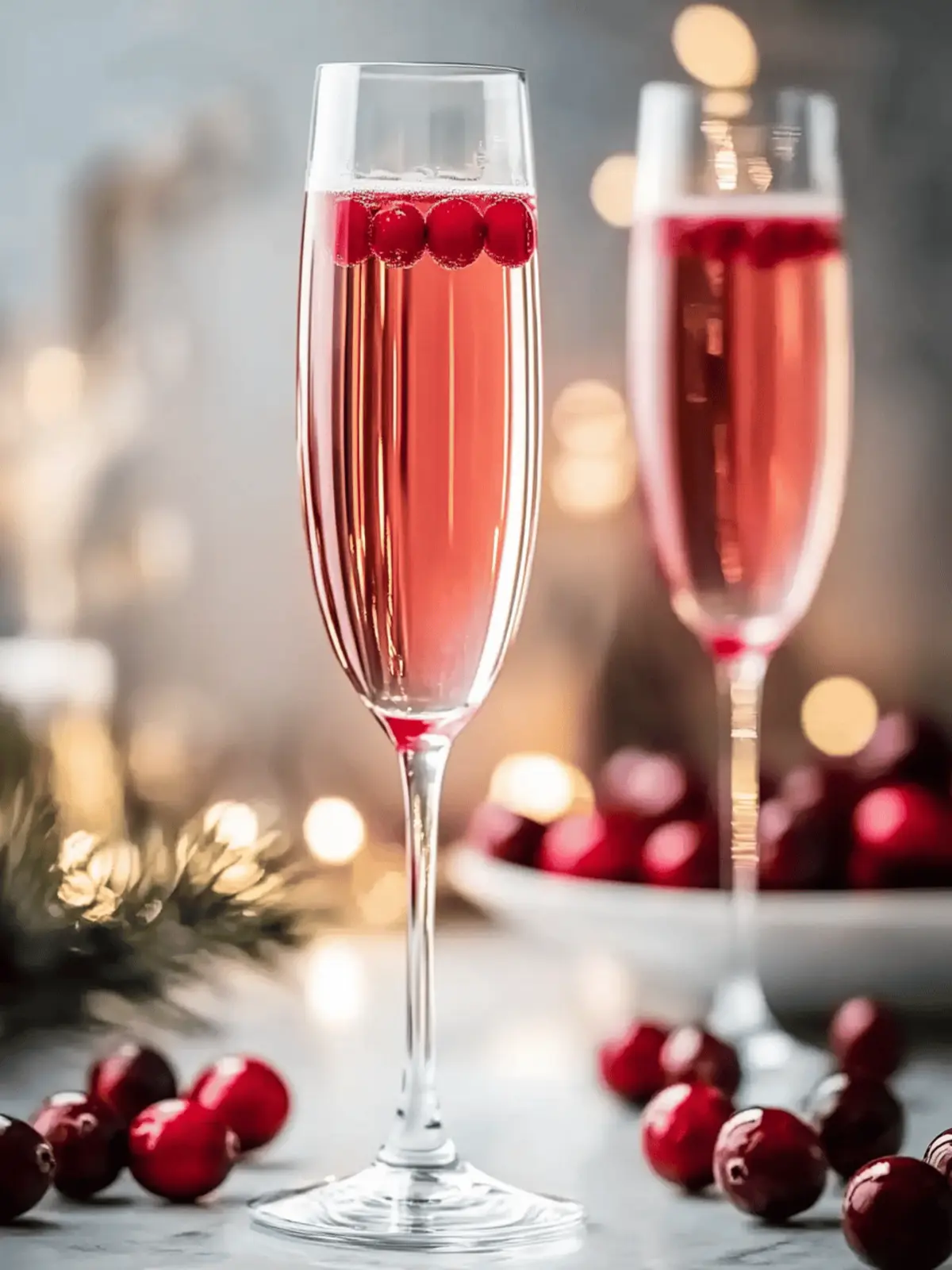 Cranberry Mimosa