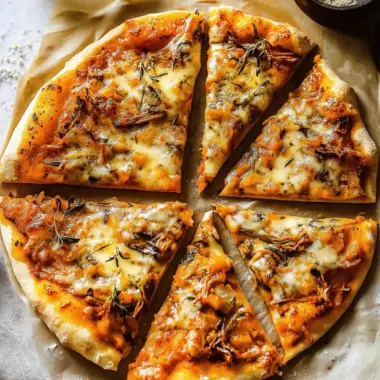 Pumpkin and Gouda Pizza