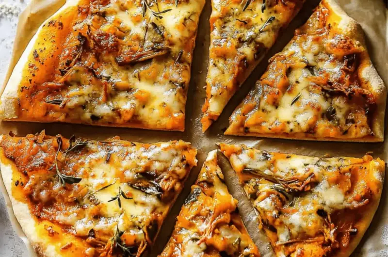 Pumpkin and Gouda Pizza